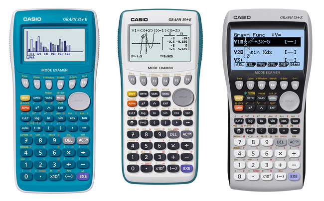 Casio casio graph 75+e - calculatrice graphique pour les sections s et es  du lycée et les études supérieures