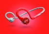 BackBeat FIT Rouge fond rouge 100x70 - Test Plantronics Backbeat Fit : meilleur intra pour le sport