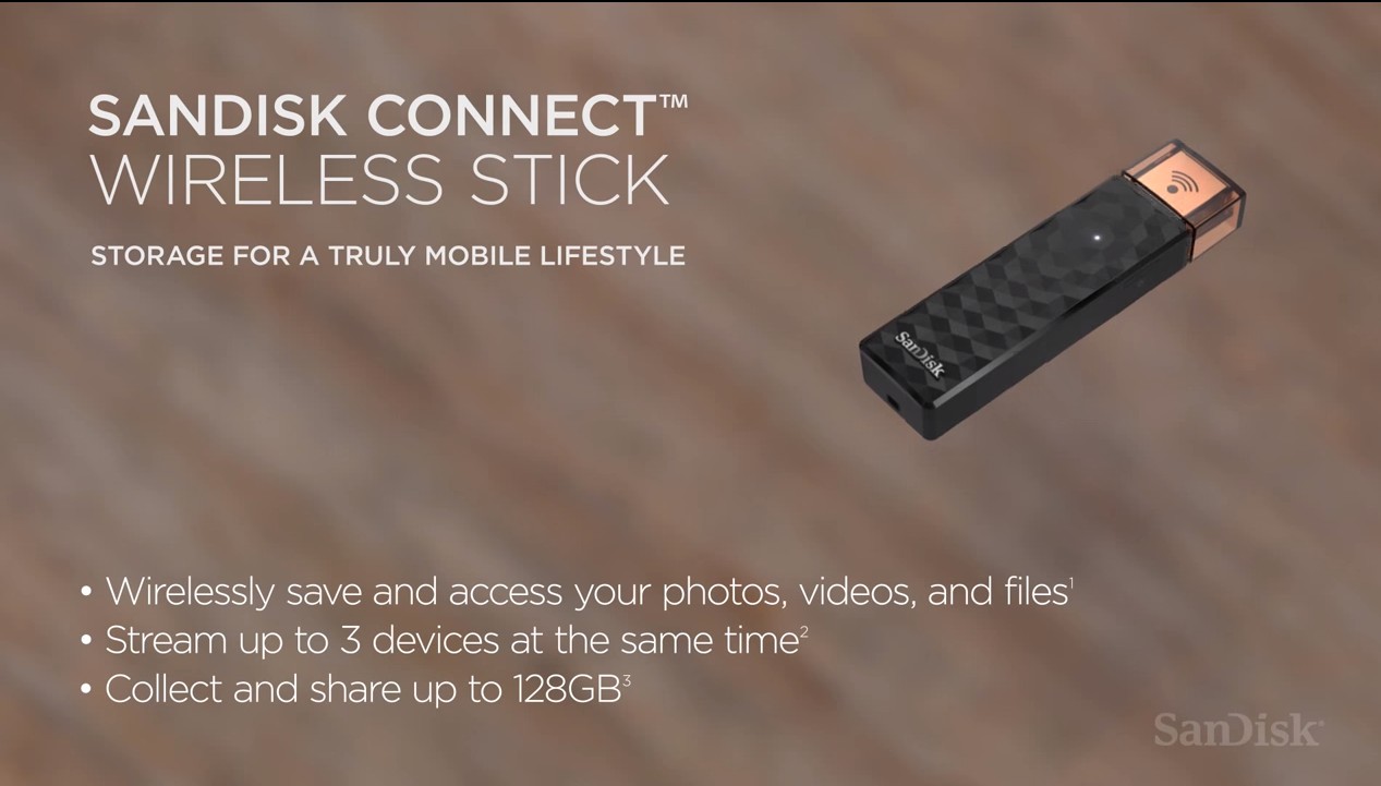 Test : SanDisk Connect Wireless Stick, la clé USB qui peut aussi diffuser  des fichiers en Wi-Fi