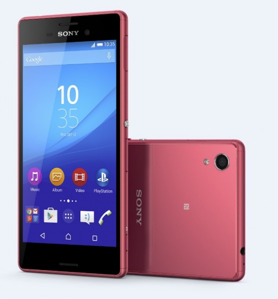 sony xperia m4 aqua rose