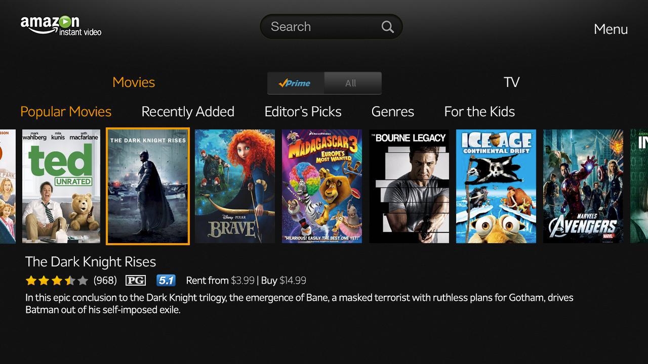 amazon instant video