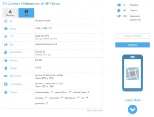 gfxbench hp falcon