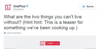 Capture d'écran du compte Twitter de OnePlus