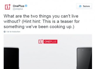 Capture d'écran du compte Twitter de OnePlus