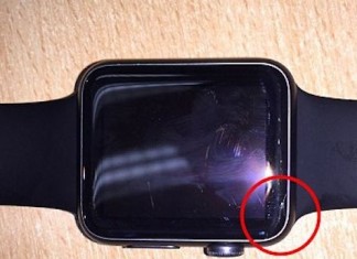 Apple Watch fissurée