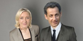 nicolas sarkozy marine le pen