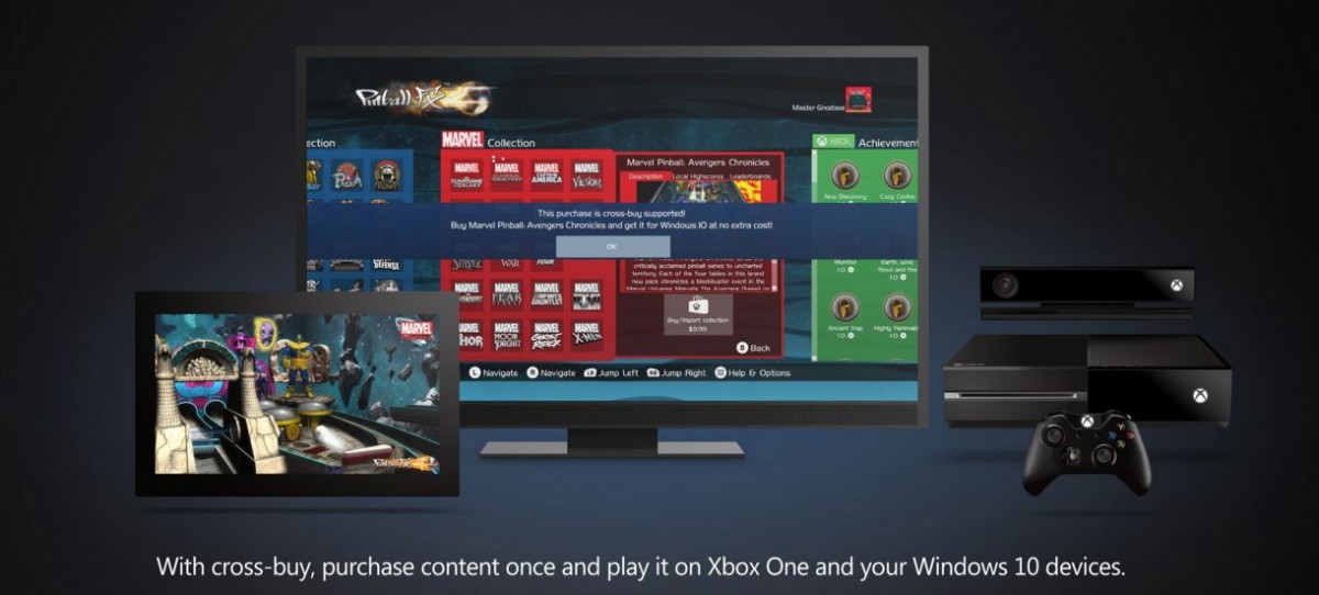 xbox one sur windows 10 devices