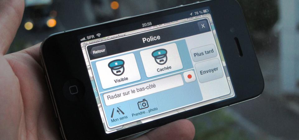 Waze et Coyote : mais où sont les forces de l'ordre ?