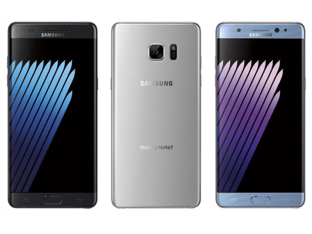 galaxy note 7 coloris