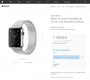 apple watch stock