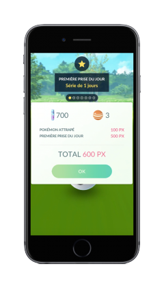 First Catch FR 240x420 - Pokémon Go va intégrer des bonus quotidiens