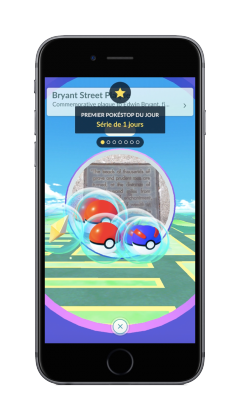 First PokeStop FR 240x420 - Pokémon Go va intégrer des bonus quotidiens