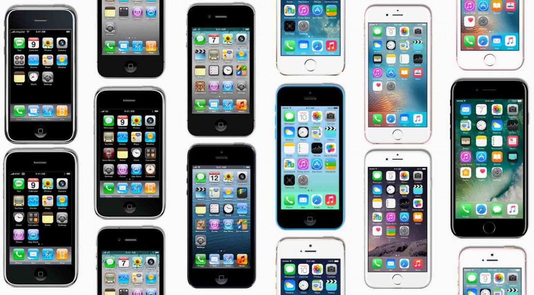 En 4 ans, la taille des apps sur iPhone a augmenté de 1000% iphone mosaic 1086x600 - En 4 ans, la taille des apps sur iPhone a augmenté de 1000%