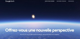 Google Earth nouvelle interface