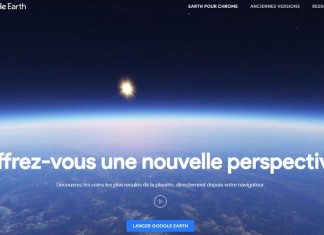 Google Earth nouvelle interface