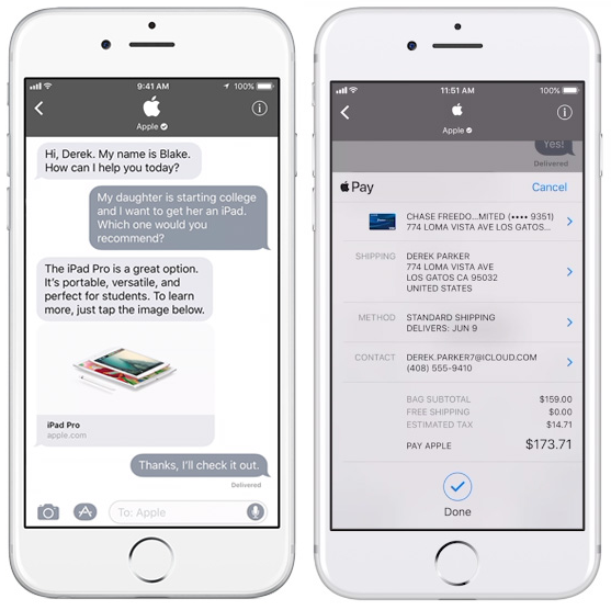 iMessage iOS 11