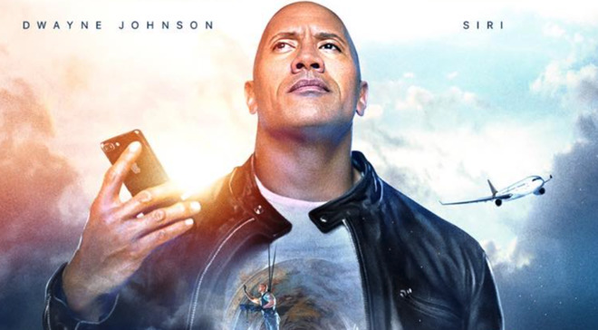 The Rock X Siri