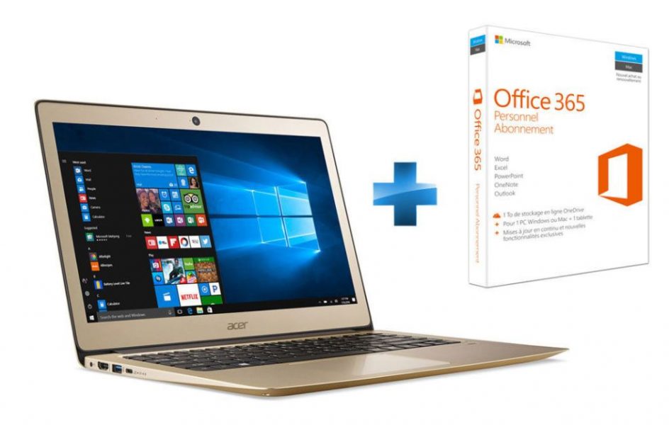 Acer Swift 3 SF314-51-302G Or + Microsoft Office 365 Personnel