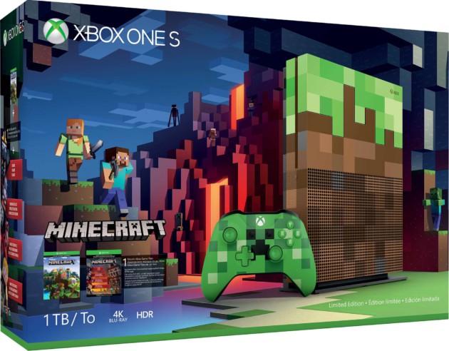 Xbox One S "Limited Edition Bundle" Minecraft