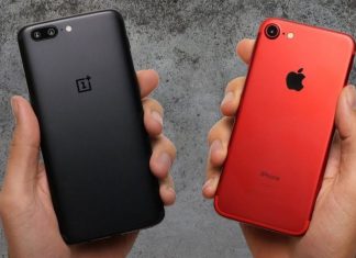 Drop Test OnePlus 5 vs iPhone 7