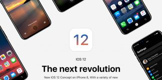 iOS 12 concept