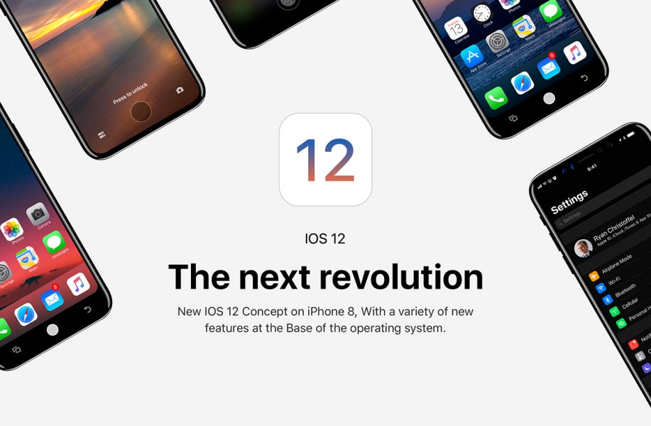 iOS 12 concept