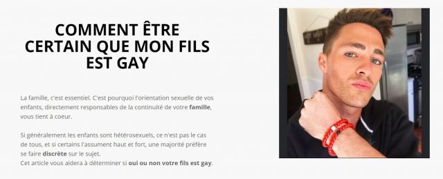 Comment savoir si mon fils est gay Comment savoir si mon fils est gay