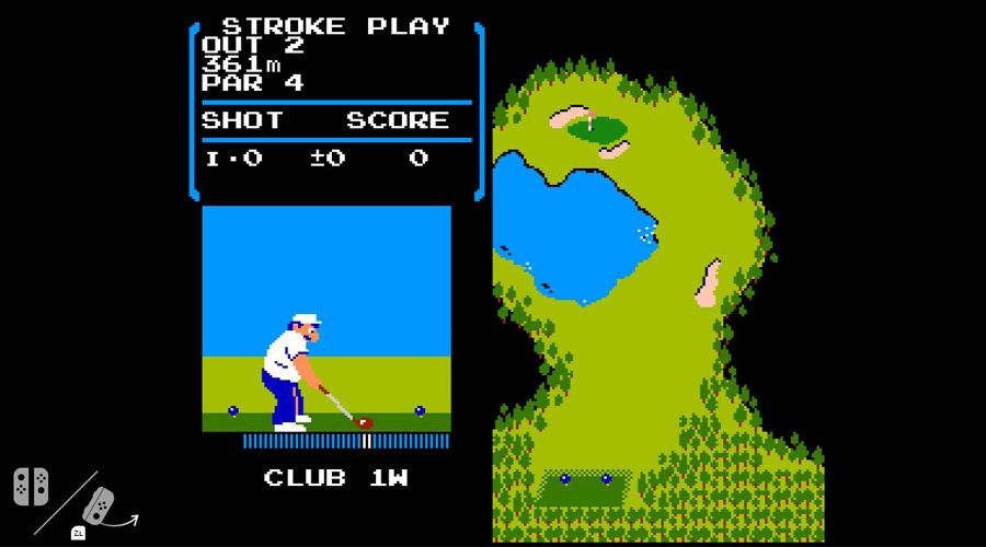 Nintendo Switch : un jeu NES de golf et son émulateur y sont planqués !