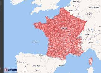 Carte ARCEP réseau opérateur