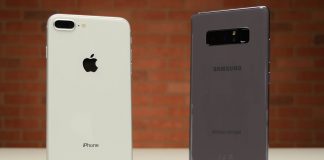 Drop test iPhone 8 vs Galaxy Note 8