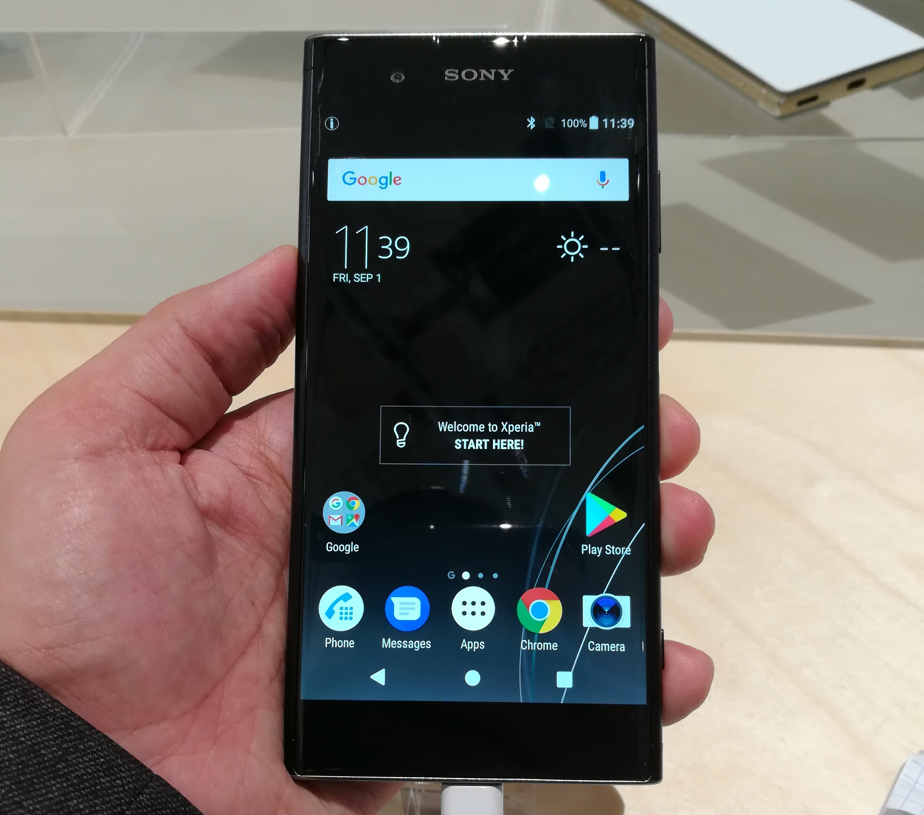 Sony Xperia XA1 Plus prise en main IFA 2017 Sony Xperia XA1 Plus prise en main IFA 2017