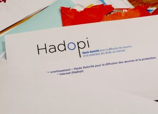 Lettre Hadopi