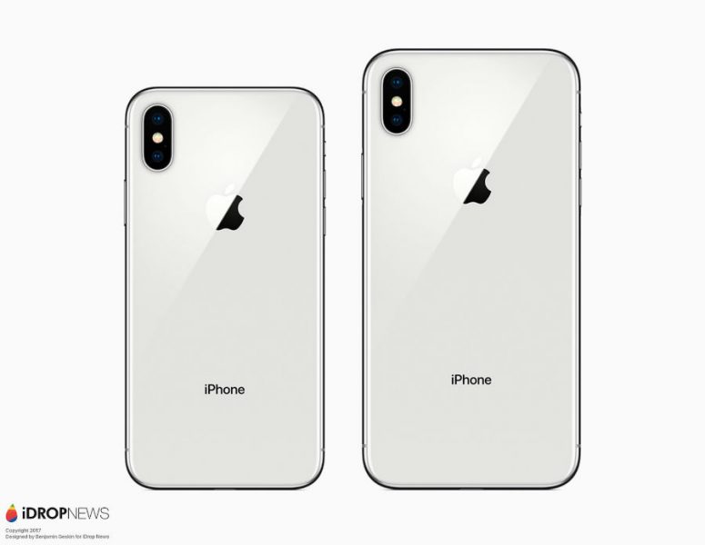 iPhone X vs iPhone X Plus concept