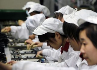 Apple iPhone X travail en Chine