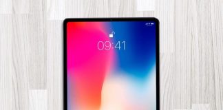 iPad X concept tablette Apple iPhone X Face ID