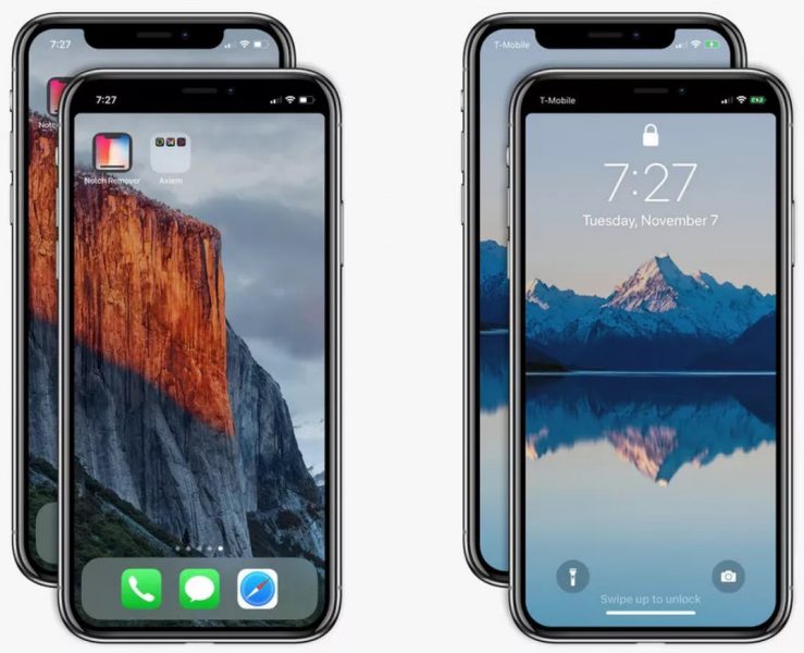 iPhone X Notch Remover encoche