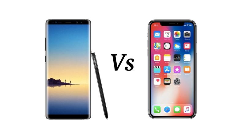 iPhone X vs Galaxy Note 8 benchmark vidéo Samsung Galaxy S9