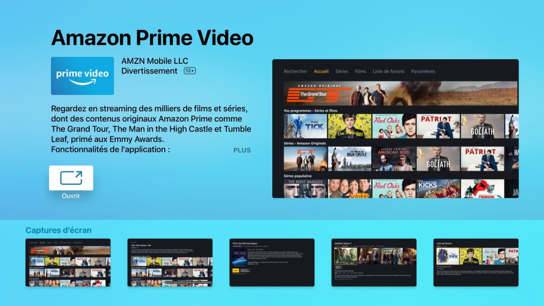 Amazon Prime Video Apple TV Netflix