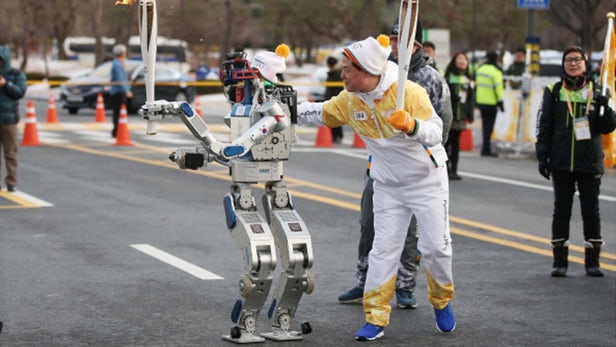 Robot Jeux Olympiques JO