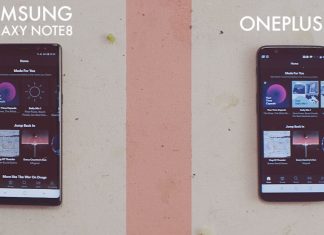 Samsung Galaxy Note 8 vs OnePlus 5T