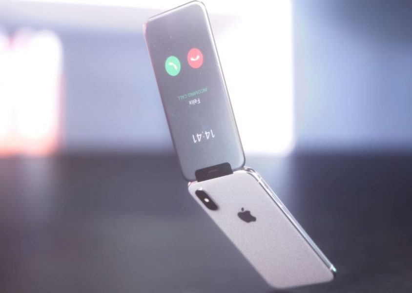 iPhone X Flip smartphone à clapet