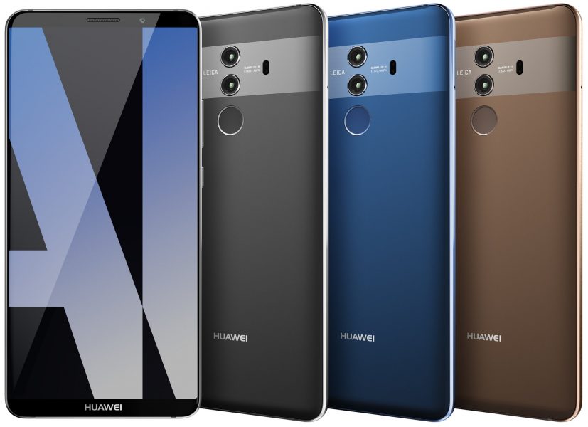 Le Huawei Mate 10 Pro et son IA conduisent une voiture