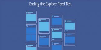 Facebook Explore Feed Test