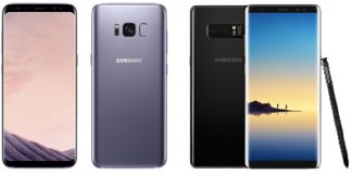 Samsung Galaxy S8 et Note 8