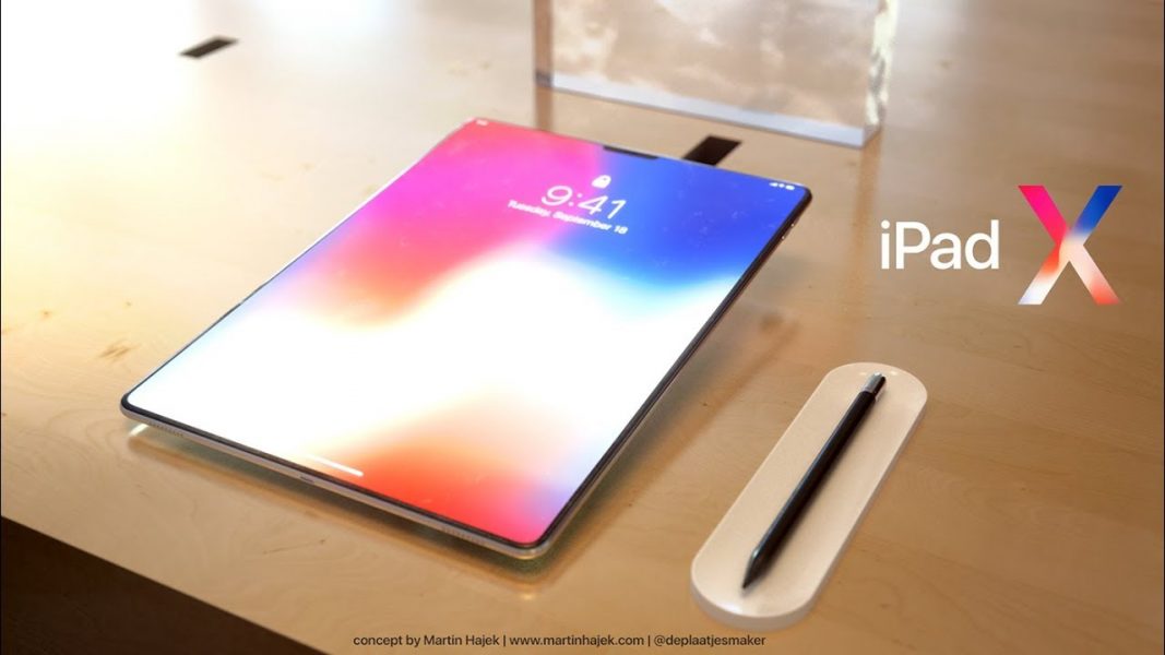 L'iPad X made in Martin Hajek iPad Pro X : un concept sur la base d'un iPhone X réalisable ?