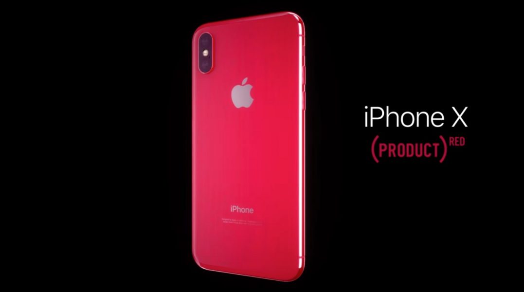 Un Designer présente sa version (PRODUCT) RED de l’iPhone X