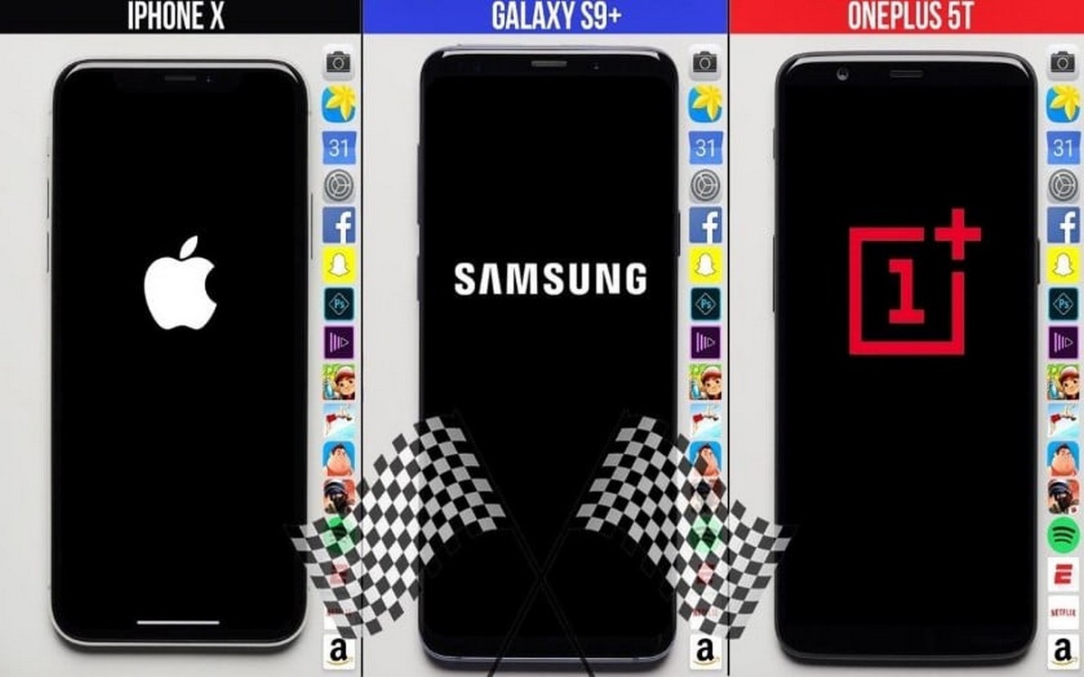 L' iPhone X, moins performant que le Galaxy S9+ et le OnePlus 5T ?