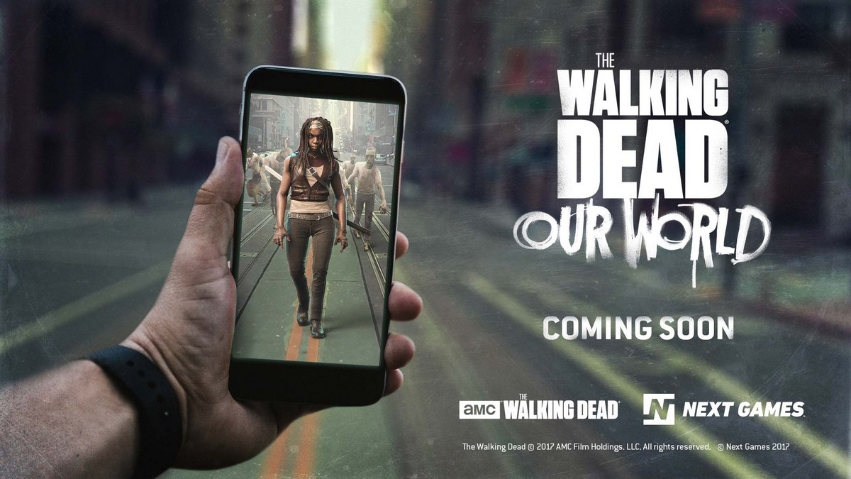 L' iPhone X utilisé pour développer le jeu en réalité augmenté The Walking Dead