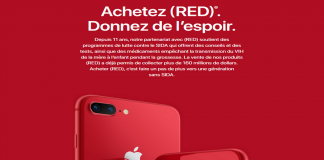 iPhone 8 Red : le joli smartphone rouge d'Apple pour lutter contre le SIDA