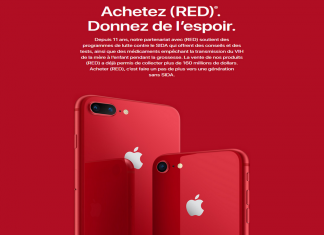 iPhone 8 Red : le joli smartphone rouge d'Apple pour lutter contre le SIDA